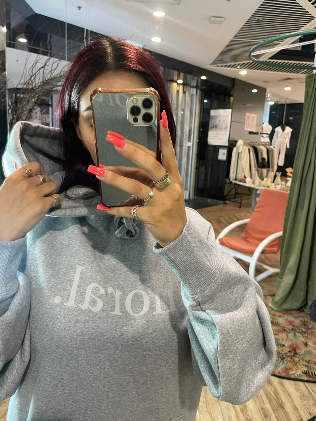 a basic printed hood