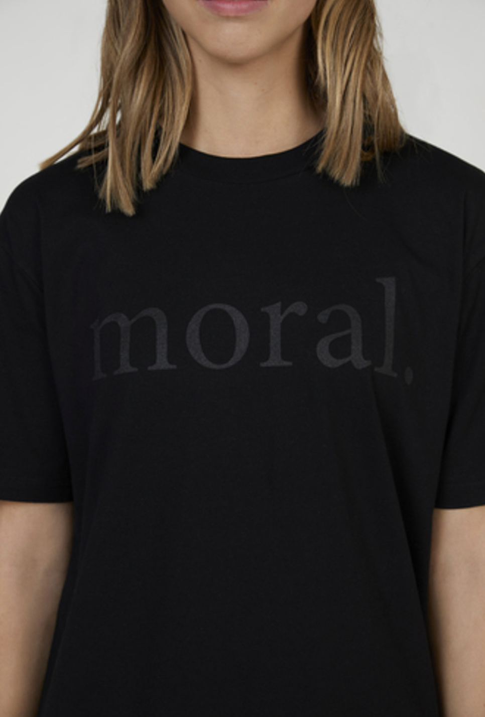 a basic print t-shirt