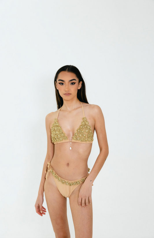 crochet bikini set