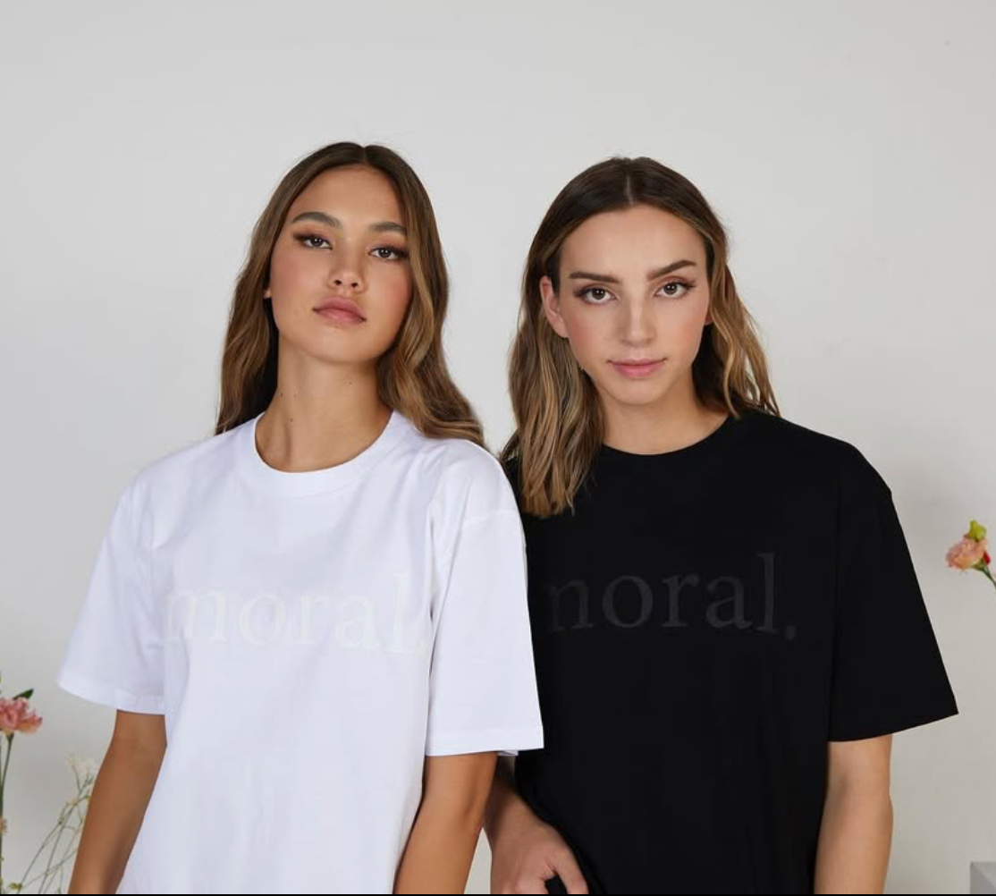 a basic print t-shirt