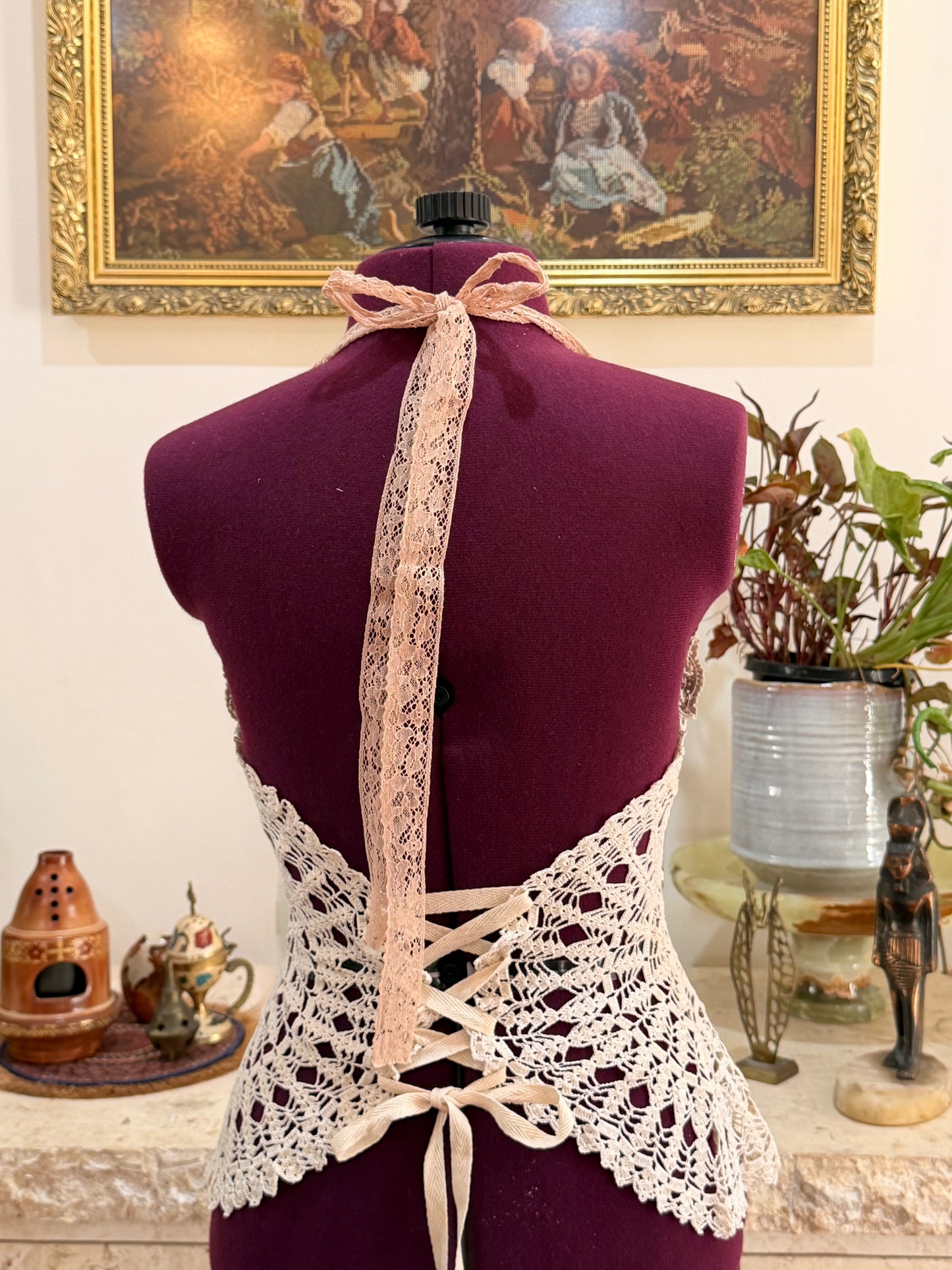 crochet corset  top
