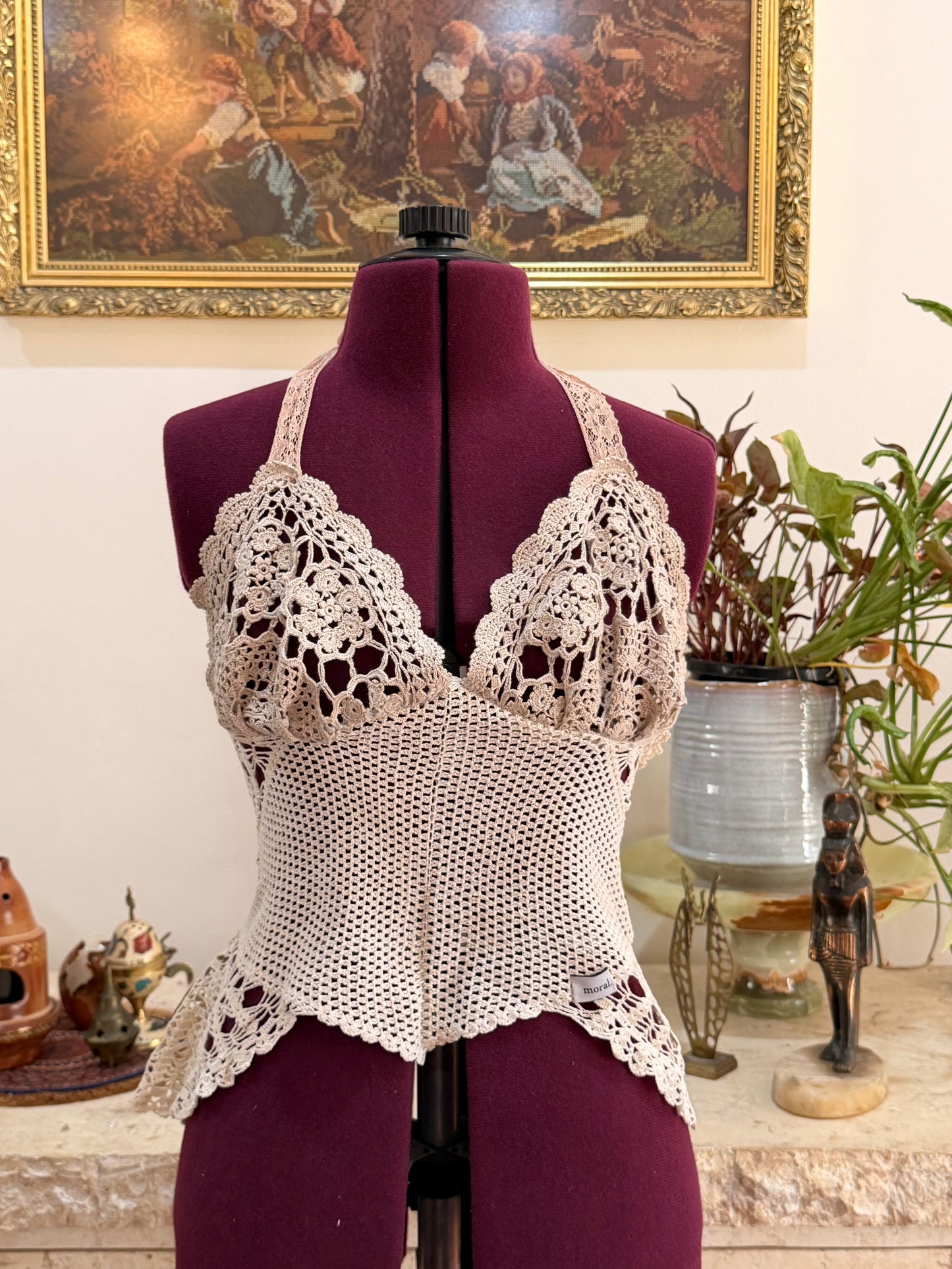 crochet corset  top